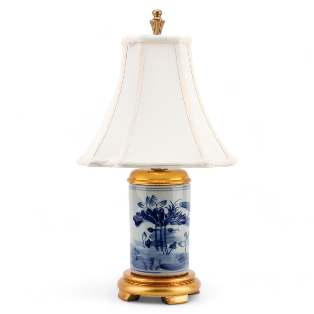Danny's Fine Porcelain Home Decor Danny's Fine Porcelain Pencil Holder Lamp - Classic Blue & White