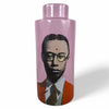 Danny's Fine Porcelain Home Decor Danny's Fine Porcelain Pink Portrait Jarpink Cylindrical Decorative Jar Featuring A - CLOSEOUT SAMPLE SALE