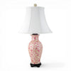 Danny's Fine Porcelain Home Decor Danny's Fine Porcelain Pink Vase Lamp-Pink Florets[108-17-Be]