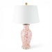 Danny's Fine Porcelain Home Decor Danny's Fine Porcelain Pink Vase Lamp-Pink Florets[2-847-17] Elegant Pink Vase Lamp