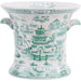 Danny's Fine Porcelain Home Decor Danny's Fine Porcelain Planter - Green and White