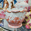 Danny's Fine Porcelain Home Decor Danny's Fine Porcelain Planter-Pink and White Willow [loc:028-18]
