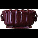 Danny's Fine Porcelain Home Decor Danny's Fine Porcelain Pomegranate Planter - Oxblood Red