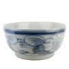 Danny's Fine Porcelain Home Decor Danny's Fine Porcelain Porcelain Aged Blue Floral Round Bowl 51101