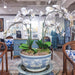 Danny's Fine Porcelain Home Decor Danny's Fine Porcelain Porcelain Aged Blue Floral Round Bowl 51101