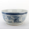 Danny's Fine Porcelain Home Decor Danny's Fine Porcelain Porcelain Aged Blue Floral Round Bowl 51101