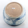 Danny's Fine Porcelain Home Decor Danny's Fine Porcelain Porcelain Aged Blue Floral Round Bowl 51101