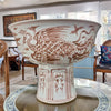 Danny's Fine Porcelain Home Decor Danny's Fine Porcelain Porcelain Aged Rust Phoenix Round Tall Basin 51102