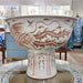 Danny's Fine Porcelain Home Decor Danny's Fine Porcelain Porcelain Aged Rust Phoenix Round Tall Basin 51102