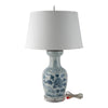 Danny's Fine Porcelain Home Decor Danny's Fine Porcelain Porcelain Antiqued Finish Lamp-Blue Bird[2-847-17]