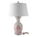 Danny's Fine Porcelain Home Decor Danny's Fine Porcelain Porcelain Antiqued Finish Lamp-Red Bird[2-847-17]
