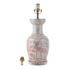 Danny's Fine Porcelain Home Decor Danny's Fine Porcelain Porcelain Antiqued Finish Lamp-Red Bird[2-847-17]