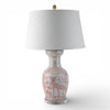Danny's Fine Porcelain Home Decor Danny's Fine Porcelain Porcelain Antiqued Finish Lamp-Red Bird[2-847-17]