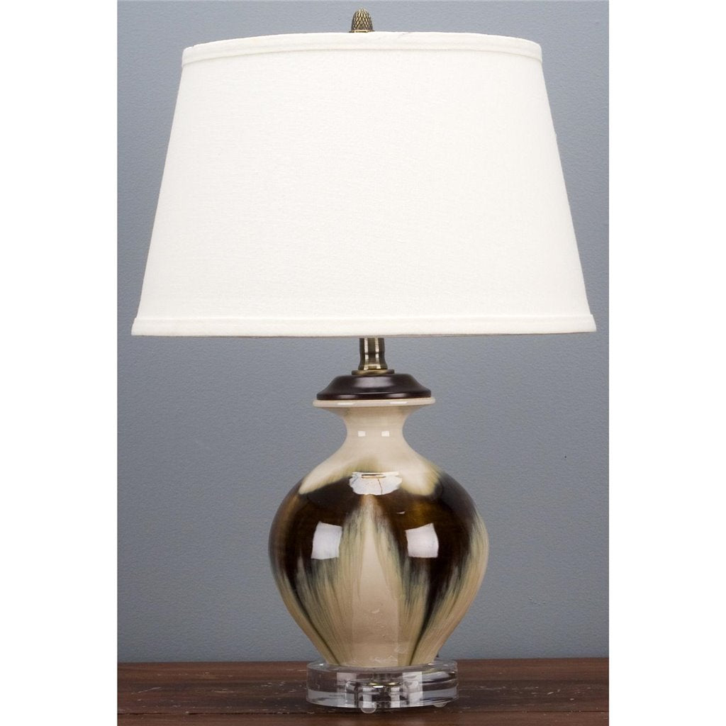 Danny's Fine Porcelain Home Decor Danny's Fine Porcelain Porcelain Apple Lamp - Dripped Glaze