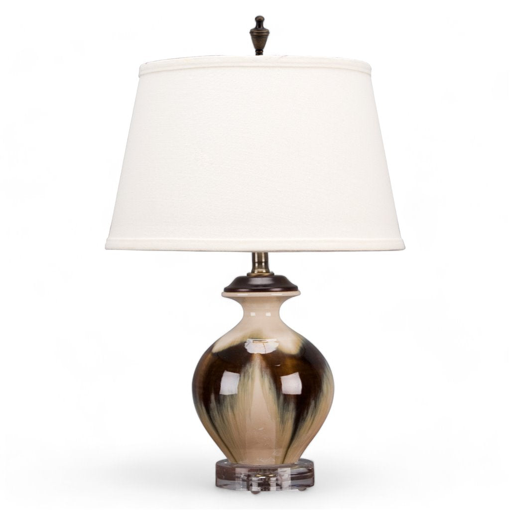 Danny's Fine Porcelain Home Decor Danny's Fine Porcelain Porcelain Apple Lamp - Dripped Glaze