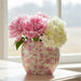 Danny's Fine Porcelain Home Decor Danny's Fine Porcelain Porcelain Bag with Handle Vase – Pink Florets (Min 2)