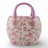Danny's Fine Porcelain Home Decor Danny's Fine Porcelain Porcelain Bag with Handle Vase – Pink Florets (Min 2)