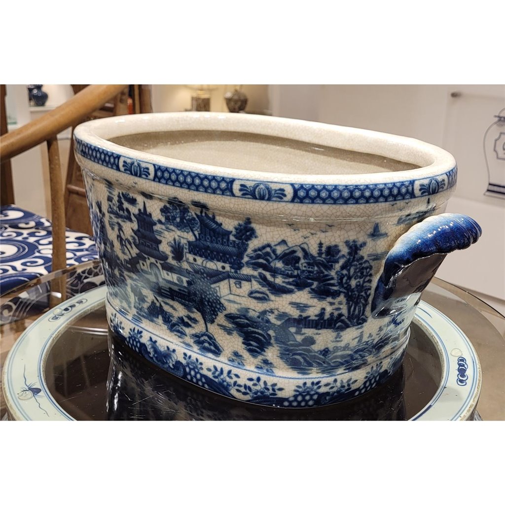 Danny's Fine Porcelain Home Decor Danny's Fine Porcelain Porcelain Basin - Blue Willow 14143