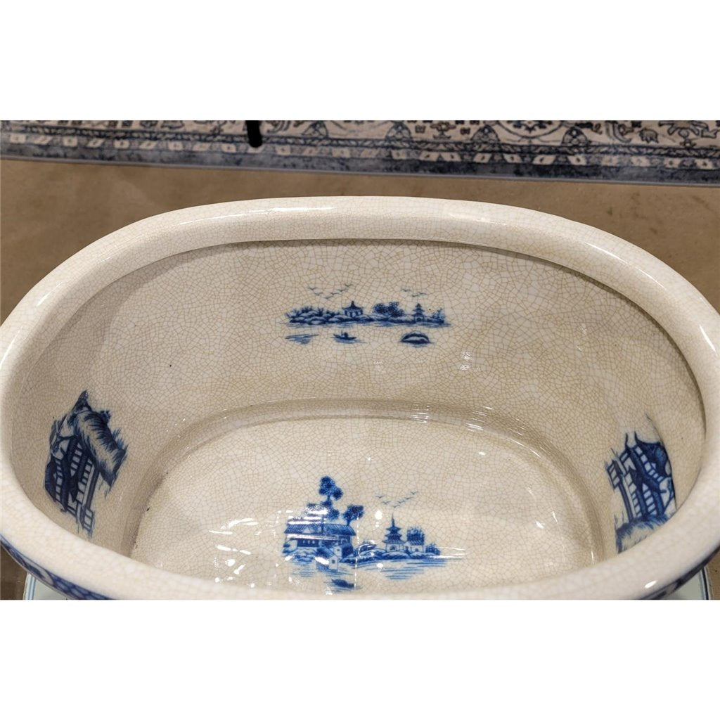 Danny's Fine Porcelain Home Decor Danny's Fine Porcelain Porcelain Basin - Blue Willow 14143