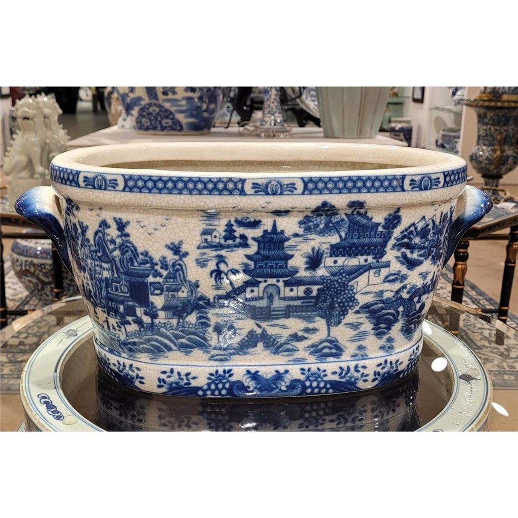 Danny's Fine Porcelain Home Decor Danny's Fine Porcelain Porcelain Basin - Blue Willow 14143