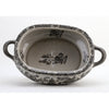 Danny's Fine Porcelain Home Decor Danny's Fine Porcelain Porcelain Basin Footbath - Black And White Willow 14234