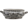 Danny's Fine Porcelain Home Decor Danny's Fine Porcelain Porcelain Basin Footbath - Black And White Willow 14234