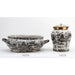 Danny's Fine Porcelain Home Decor Danny's Fine Porcelain Porcelain Basin Footbath - Black And White Willow 14234