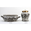 Danny's Fine Porcelain Home Decor Danny's Fine Porcelain Porcelain Basin Footbath - Black And White Willow 14234