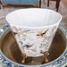 Danny's Fine Porcelain Home Decor Danny's Fine Porcelain Porcelain Basin With Bronze Accent-Tessa 60310