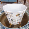 Danny's Fine Porcelain Home Decor Danny's Fine Porcelain Porcelain Basin With Bronze Accent-Tessa 60310