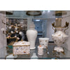 Danny's Fine Porcelain Home Decor Danny's Fine Porcelain Porcelain Basin With Bronze Accent-Tessa 60310