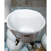 Danny's Fine Porcelain Home Decor Danny's Fine Porcelain Porcelain Basin With Bronze Accent-Tessa 60310