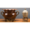 Danny's Fine Porcelain Home Decor Danny's Fine Porcelain Porcelain Basin With Bronze Account 60278