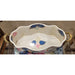 Danny's Fine Porcelain Home Decor Danny's Fine Porcelain Porcelain Basin With Bronze Ormolu- Tobacco Leaf (Pure Gold Glazed) 60261
