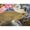 Danny's Fine Porcelain Home Decor Danny's Fine Porcelain Porcelain Basin With Bronze Ormolu- Tobacco Leaf (Pure Gold Glazed) 60261