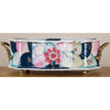 Danny's Fine Porcelain Home Decor Danny's Fine Porcelain Porcelain Basin With Bronze Ormolu- Tobacco Leaf (Pure Gold Glazed) 60261