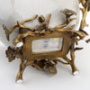 Danny's Fine Porcelain Home Decor Danny's Fine Porcelain Porcelain Basin With Bronze Ormolu - White Crackle 60409