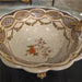 Danny's Fine Porcelain Home Decor Danny's Fine Porcelain Porcelain Basket with Ormolu Handle-Lattice Floral