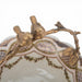 Danny's Fine Porcelain Home Decor Danny's Fine Porcelain Porcelain Basket with Ormolu Handle-Lattice Floral