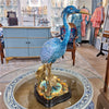 Danny's Fine Porcelain Home Decor Danny's Fine Porcelain Porcelain Blue Heron With Bronze Ormolu 60275