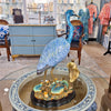 Danny's Fine Porcelain Home Decor Danny's Fine Porcelain Porcelain Blue Heron With Bronze Ormolu 60275