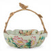 Danny's Fine Porcelain Home Decor Danny's Fine Porcelain Porcelain Bowl with Ormolu Handle-Floral Vine