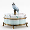 Danny's Fine Porcelain Home Decor Danny's Fine Porcelain Porcelain Box With Bronze Ormolu And Bird Top - Garden Of Life 60411