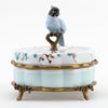 Danny's Fine Porcelain Home Decor Danny's Fine Porcelain Porcelain Box With Bronze Ormolu And Bird Top - Garden Of Life 60411