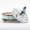 Danny's Fine Porcelain Home Decor Danny's Fine Porcelain Porcelain Box With Bronze Ormolu And Bird Top - Garden Of Life 60411