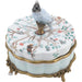 Danny's Fine Porcelain Home Decor Danny's Fine Porcelain Porcelain Box With Bronze Ormolu And Bird Top - Garden Of Life 60411