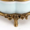 Danny's Fine Porcelain Home Decor Danny's Fine Porcelain Porcelain Box With Bronze Ormolu And Bird Top - Garden Of Life 60411