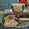 Danny's Fine Porcelain Home Decor Danny's Fine Porcelain Porcelain Covered Jar with Ormolu Base-Tobacco Leaf A Vibrant Porcelain