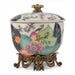 Danny's Fine Porcelain Home Decor Danny's Fine Porcelain Porcelain Covered Jar with Ormolu Base-Tobacco Leaf A Vibrant Porcelain