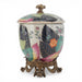 Danny's Fine Porcelain Home Decor Danny's Fine Porcelain Porcelain Covered Jar with Ormolu Base-Tobacco Leaf A Vibrant Porcelain